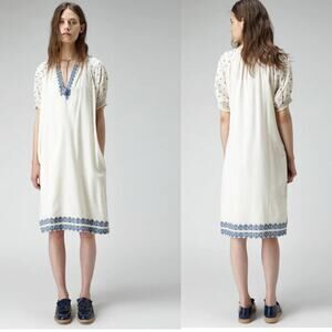 Suno embroidered peasant dress